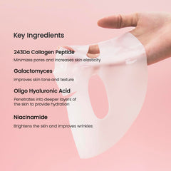 BIODANCE Bio-Collagen Real Deep Mask, Hydrating Overnight Hydrogel Mask, 34g x4ea