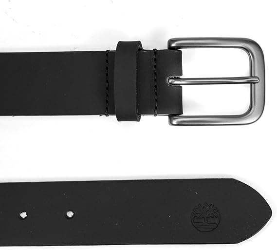 Timberland Men's 35mm Classic Buckle Leather Belt for Jeans