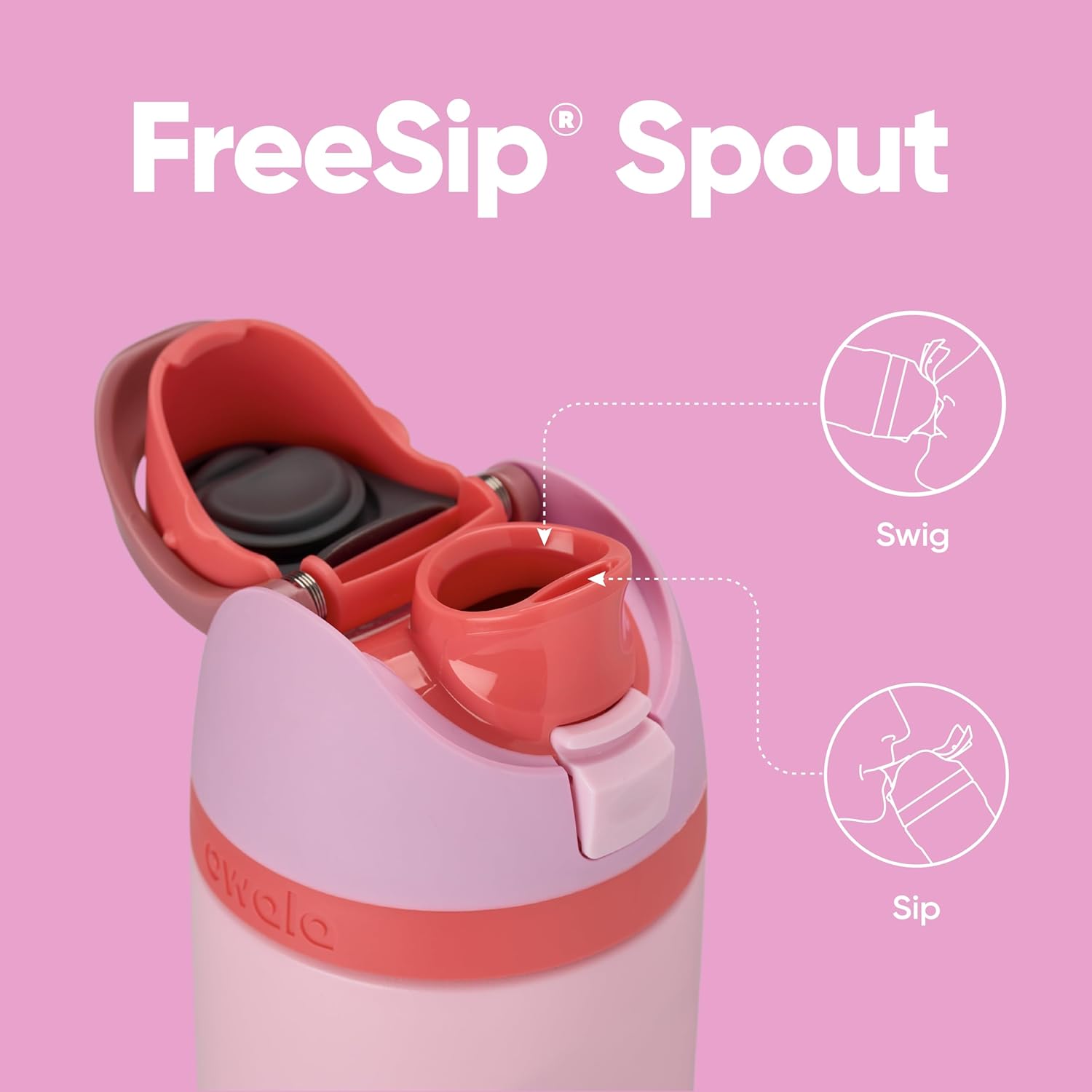 Owala Free Sip Insulated Stainless Steel Water Bottle with Straw for Sports and Travel
